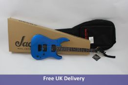 Jackson JS11 JS-Series Dinky Guitar, Metallic Blue