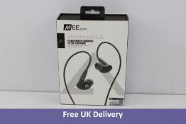 MEE Audio Pinnacle P2 High Fidelity Audiophile in Ear Headphones, Black and Grey