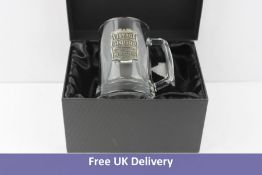 Eight English Pewter Company 1999 Perfection Pint Glasses,