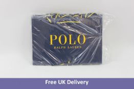 One Hundred Polo Ralph Lauren Shopping Bags, New Vogue, Blue, Small