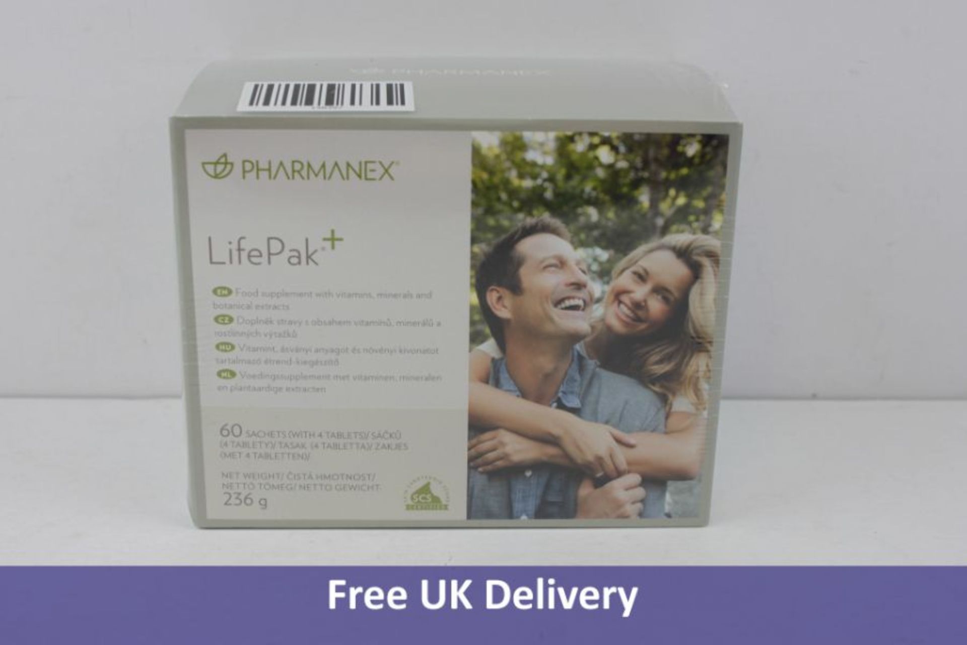 Pharmanex LifePak + 60 Sachets (WITH 4 TABLETS) vitamins, minerals, and botanical extracts
