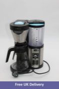 Ninja Hot & Cold Brew System, Tea/Coffee Maker, Glass Carafe w/Frother, Black/Silver
