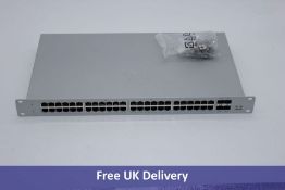 Cisco Meraki MS120-48FP 48-Port Layer 2 Cloud Managed Gigabit PoE+ Switch w/ 4 x 1GbE SFP Ports