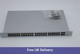 Cisco Meraki MS120-48FP 48-Port Layer 2 Cloud Managed Gigabit PoE+ Switch w/ 4 x 1GbE SFP Ports