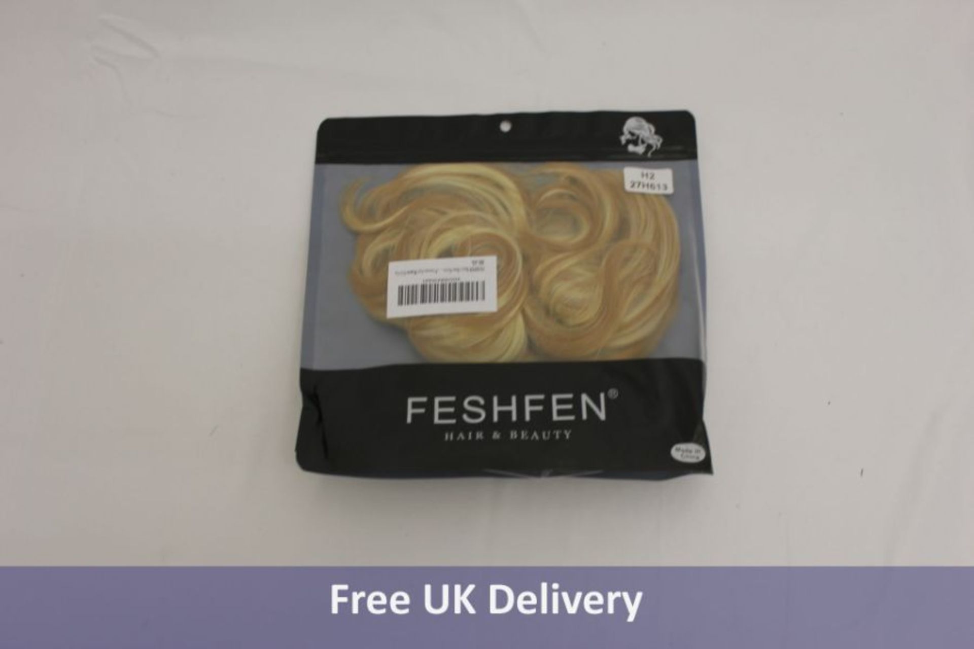 Twenty Feshfen Hair Bun Extension Scrunchies, Strawberry Blonde and Bleach Blonde