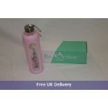 Be-Active Glass Water Bottle, Pink, 1 Litre