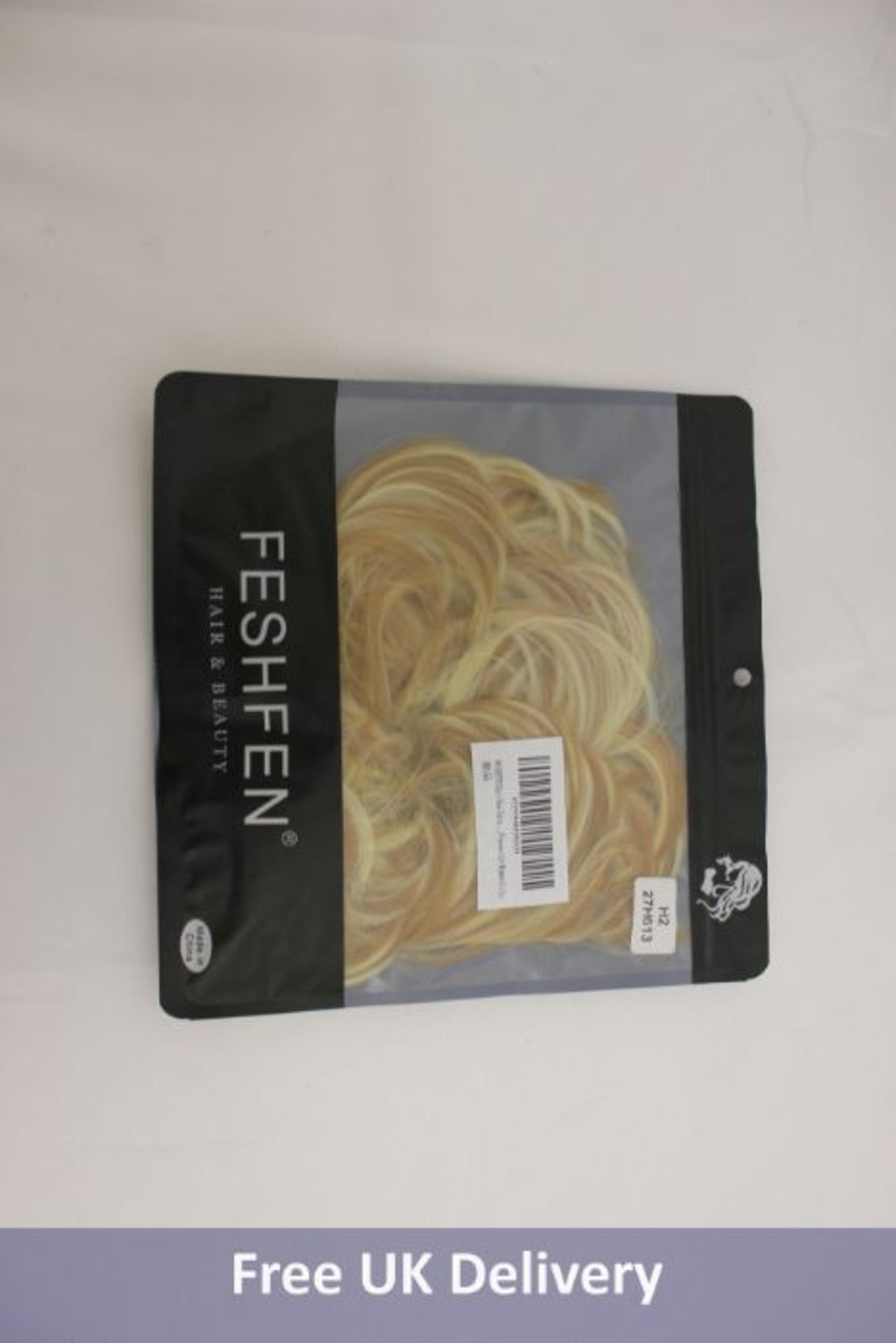 Twenty Feshfen Hair Bun Extension Scrunchies, Strawberry Blonde and Bleach Blonde