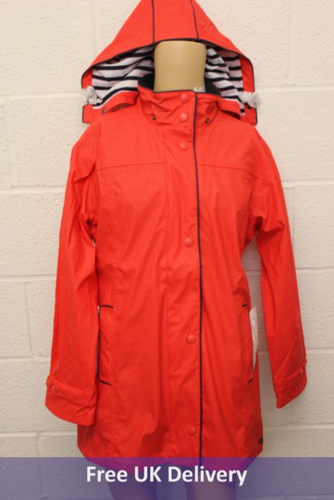 Four Captain Corsaire Women's Regate Ete Waterproof Rain Coats, Red, to include 2x Size 20 and 2x Si