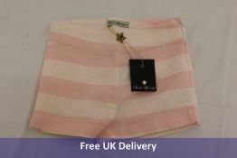 Seven Pairs of Piccola Speranza Girls Shorts, Pink/White to include 1x each of 2, 3, 4, 5, 6, 8 and