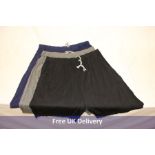 Nine MoFiz Men's Pyjama Shorts Bottoms Ultra Soft Modal Lounge Wear Shorts with Pockets, 3 pack, Siz