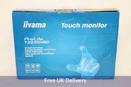 Iiyama T2235MSC-B1 21.5" Touch Monitor, Black