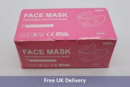 Fifty boxes of Face Masks, Protective 3 Ply Breathable Triple Layer Mouth Cover with Elastic Earloop