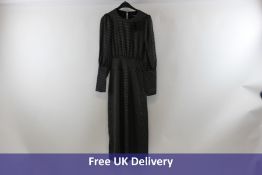 Bruuns Bazaar Acacia Women's Ellisa Dress, Black AOP, Size 34