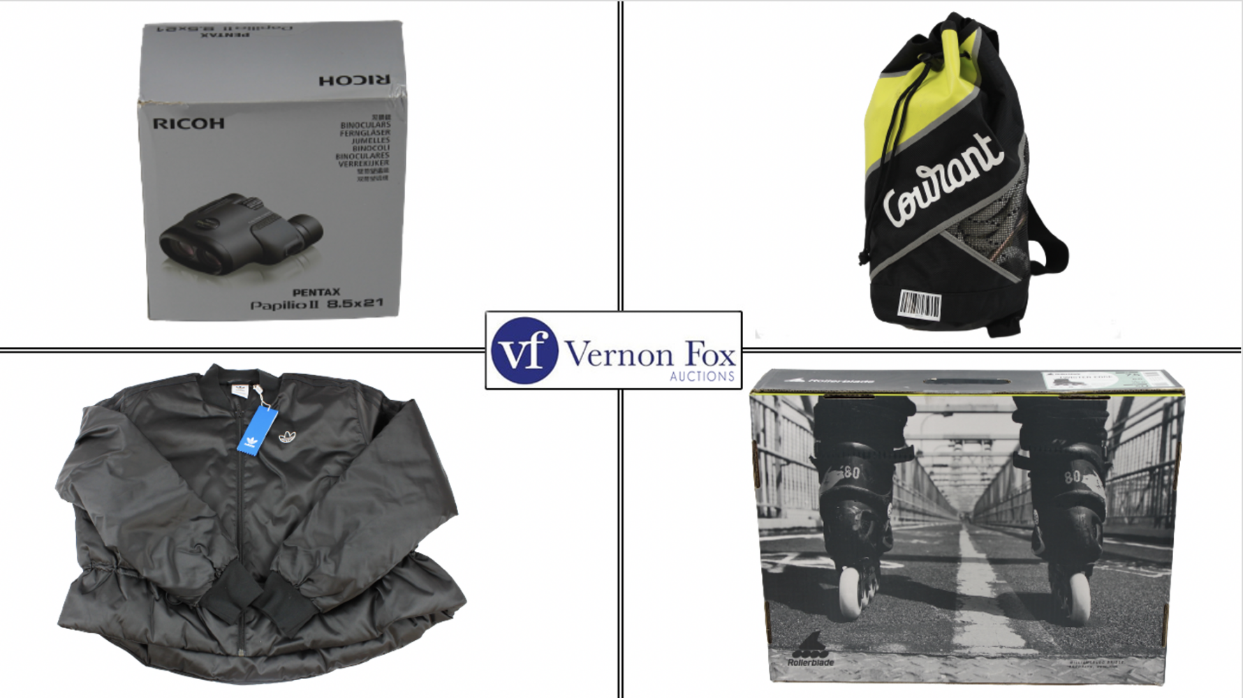 TIMED ONLINE AUCTION: A Wide Choice of Sports Clothing and Equipment. FREE UK DELIVERY!