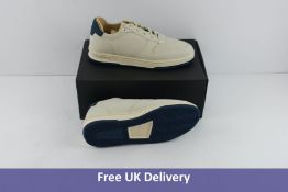 Clae Los Angeles Malone Men's Low Top Trainers, Smoke Nubuck and Ensign Blue, UK 7