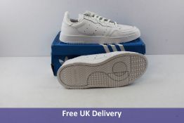 Adidas Men's Supercourt Trainers, White, UK 9.5. Box damaged