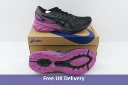 Asics Women's Dynablast Running Trainers, Black and Digital Grape, UK 4