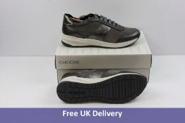 Geox Women's D Airell A Suede Trainers, DK Grey, UK 6