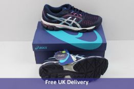 Asics Women's Gel-Ziruss 3 Running Trainers, Peacoat and Silver, UK 6.5