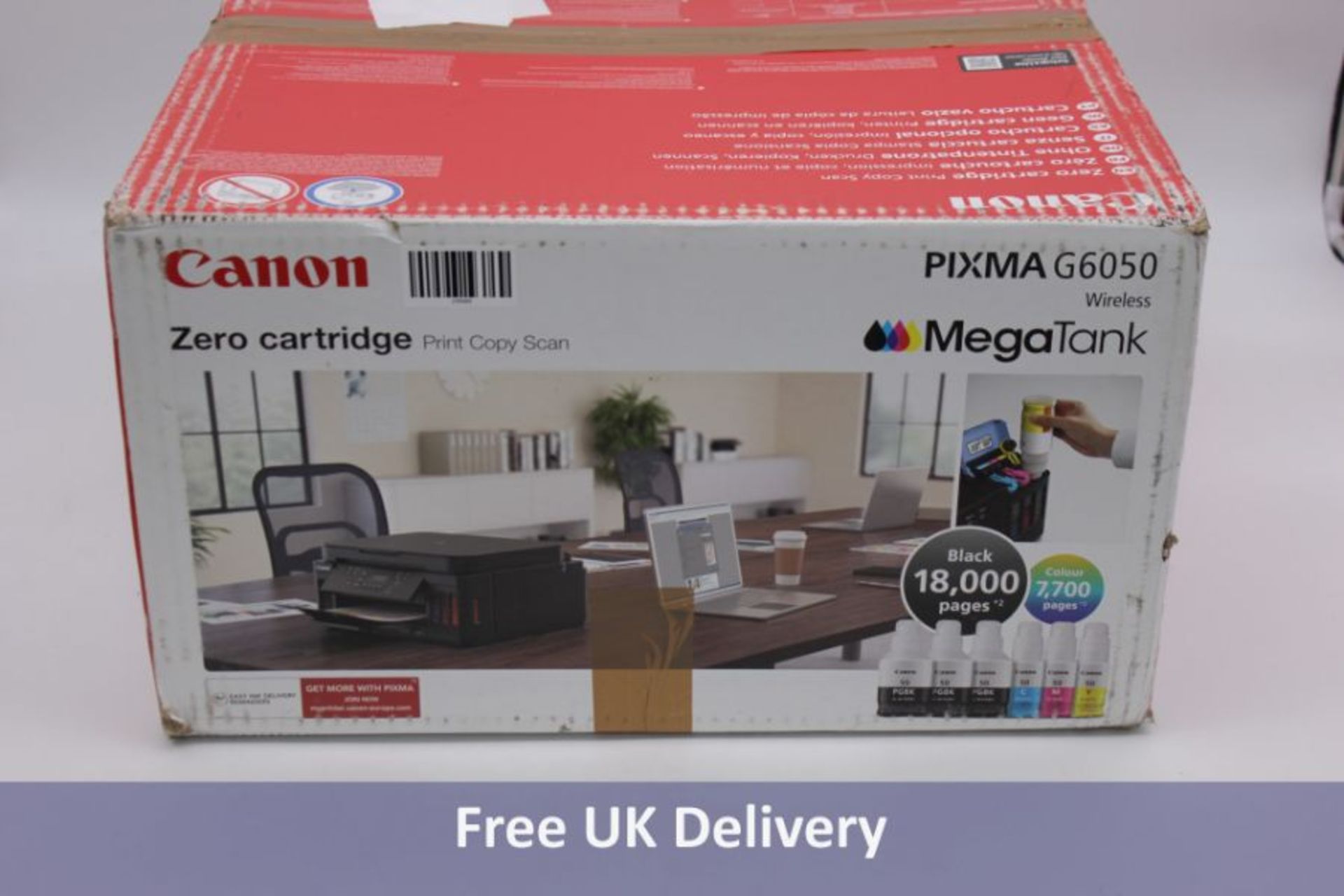 Canon Pixma G6050 3-in-1 Refillable MegaTank Printer