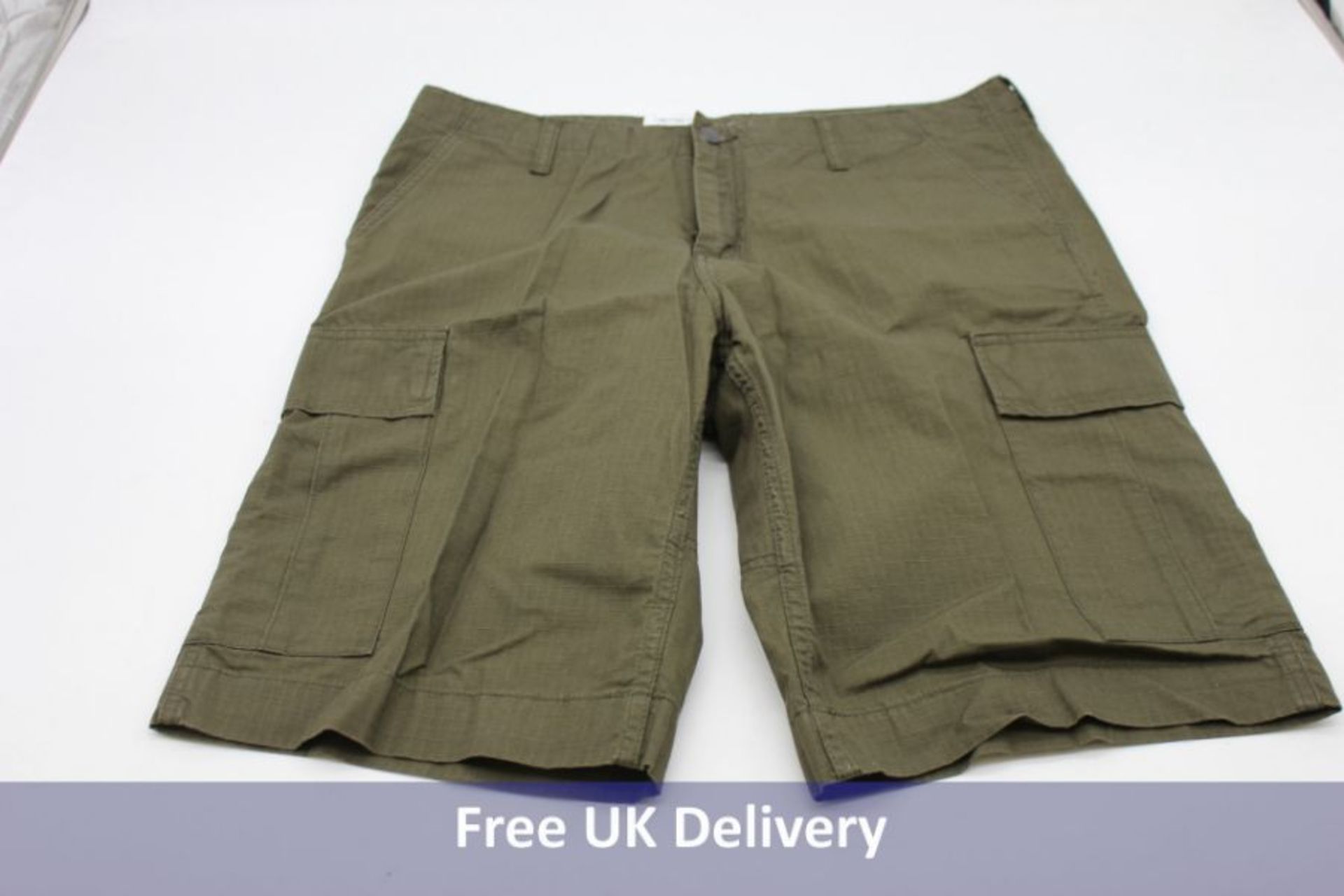 Three Carhartt items to include 1x Regular Cargo Shorts, UK 33, 1x Carhartt S/S Stoneage T-Shirt Bla