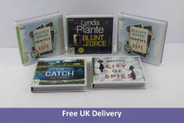 Twenty CD Audio Books to Include 4x The Catch, 4x City Of Spies, 4x Blunt Force, 4x The Glasgow Girl
