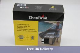 Two Char-Broil Universal Burner Gas Barbecue Grill Covers, Black, 1x 3-4 Burner, 1x 2 Burner