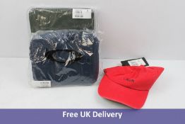 Three Items of Oakley to Include 1x Packable Backpack, Foggy Blue, 1x Packable Duffle Bag, Dark Brus