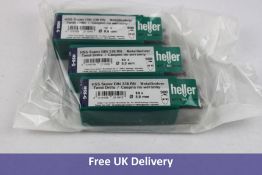 Three packs of 10 Heller 21191 8 HSS Metal Twist Drill Bits, 8mm