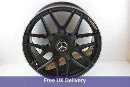 Mercedes AMG Cross Spoke Forged Wheel, 19x8.5J ET46 5x112, Matt Black