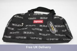 Supreme 3M Reflective Repeat Duffle Bag, Black, One Size