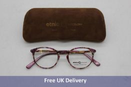 Two Etnia Barcelona Acetate Optical Frame Glasses, to Include 1x Kreuzberg Purple Fuchsia and 1x Ape