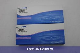 Forty Bausch & Lomb SofLens Daily Disposable Contact Lenses to include 9x -7.00, 15x -7.50, 11x -4.0