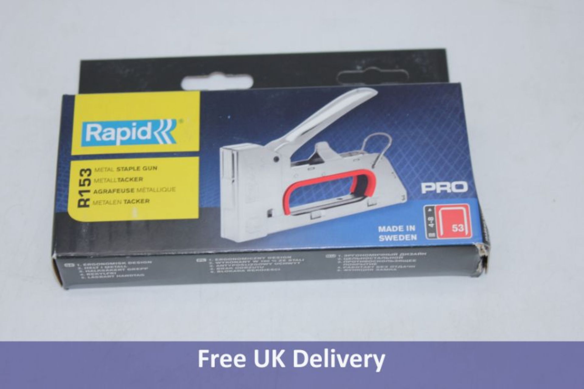 Twelve Rapid Staple Gun Pro, R153E