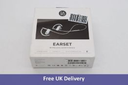 Bang & Olufsen Earset Premium Wireless Earphones, White. Used, not tested