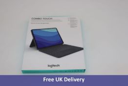 Logitech Combo Touch, Full-Size Backlit Keyboard Cover for iPad Pro 12.9", 5th Gen