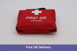 Two Active Era Premium 220 Piece First Aid Kit Bag for Home, Office, Travel in Red