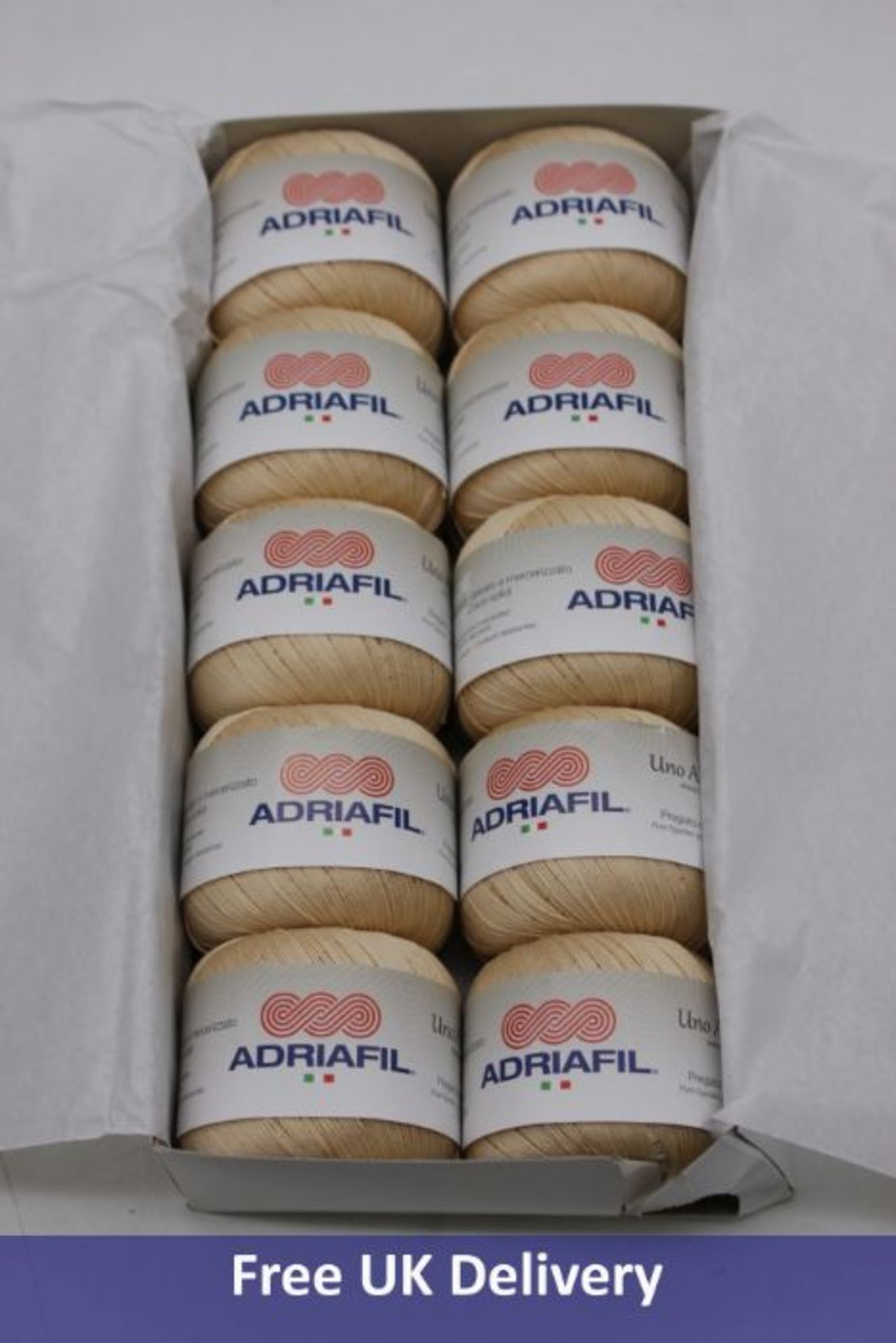 Four Packs of Adriafil Uno A Ritorto 8 100% Cottone (10 Piece in Pack), 1x Colour 25 06, Size 1.5-1. - Image 3 of 4
