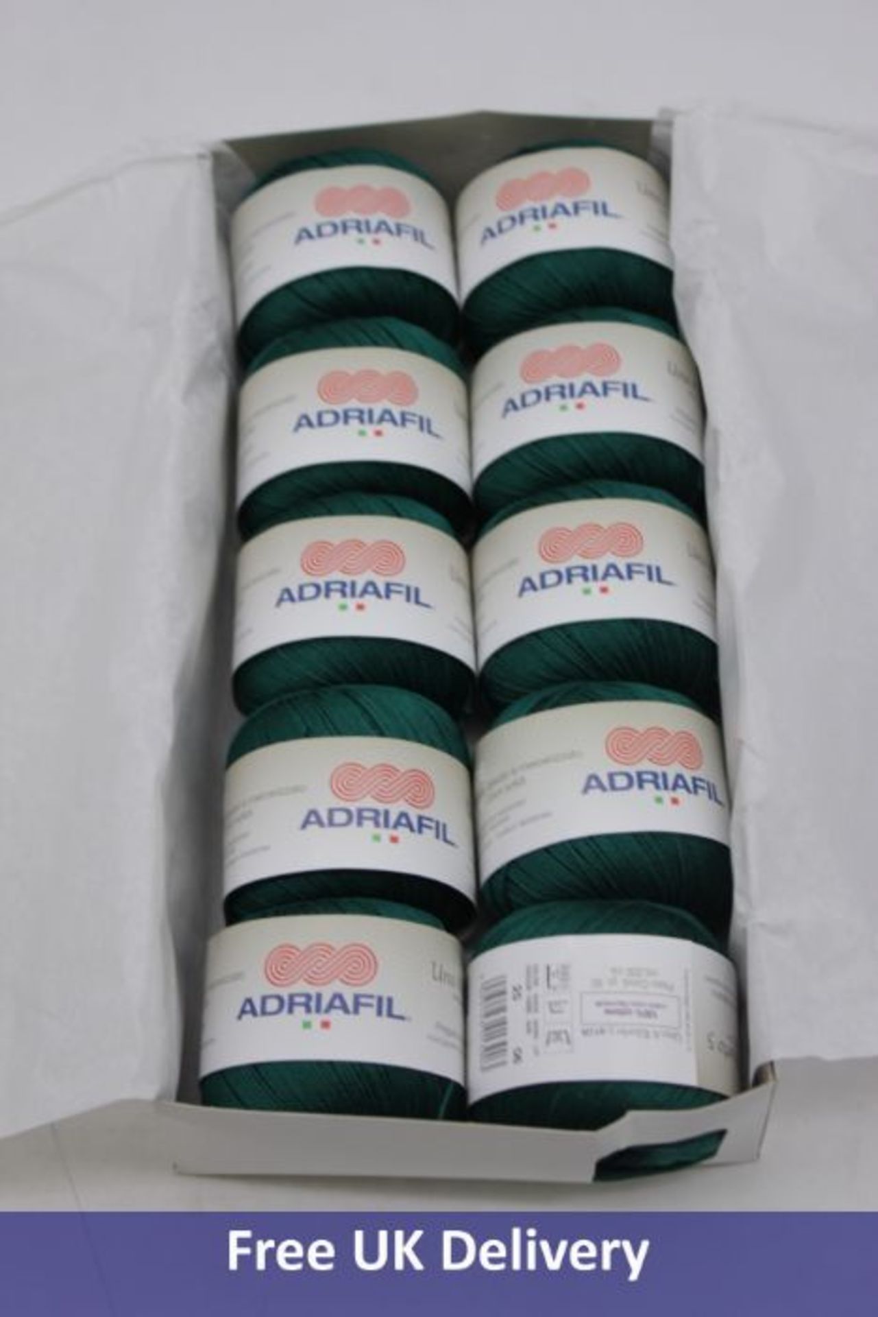 Four Packs of Adriafil Uno A Ritorto 8 100% Cottone (10 Piece in Pack), 1x Colour 25 06, Size 1.5-1.