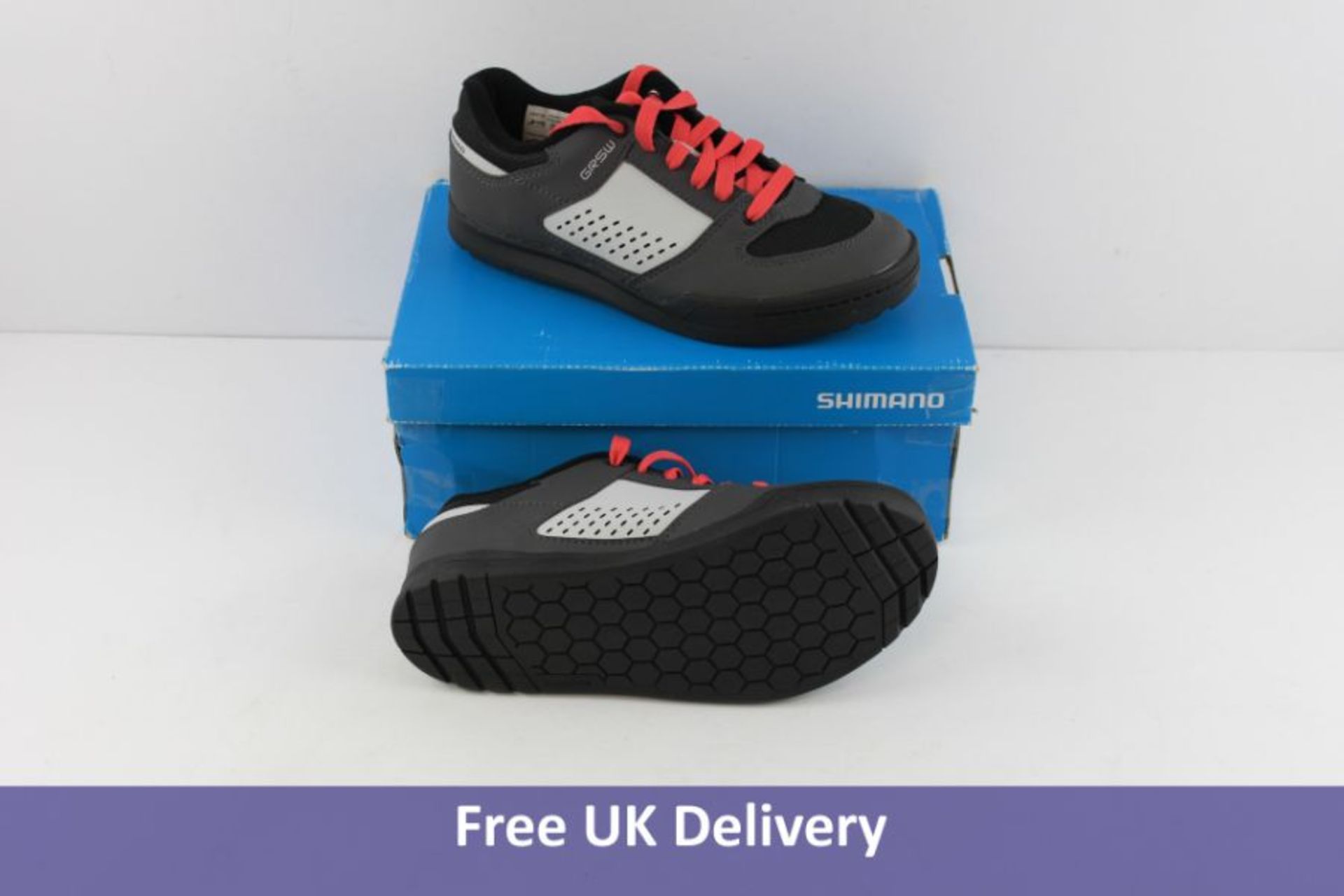 Shimano SH-GR500 LSG Series Enduro Women's Bicycle Shoes, Grey, UK 5.5. Box damaged