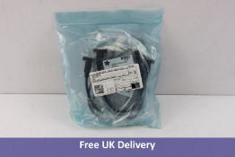 Ten Panel Mount Extension USB Cables, Micro B Male to Micro B Female, P4056A