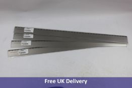 Four Ake Boose Gravure Blades For Rotogravure Printing, Holder SS, C30, 50 0820 mm