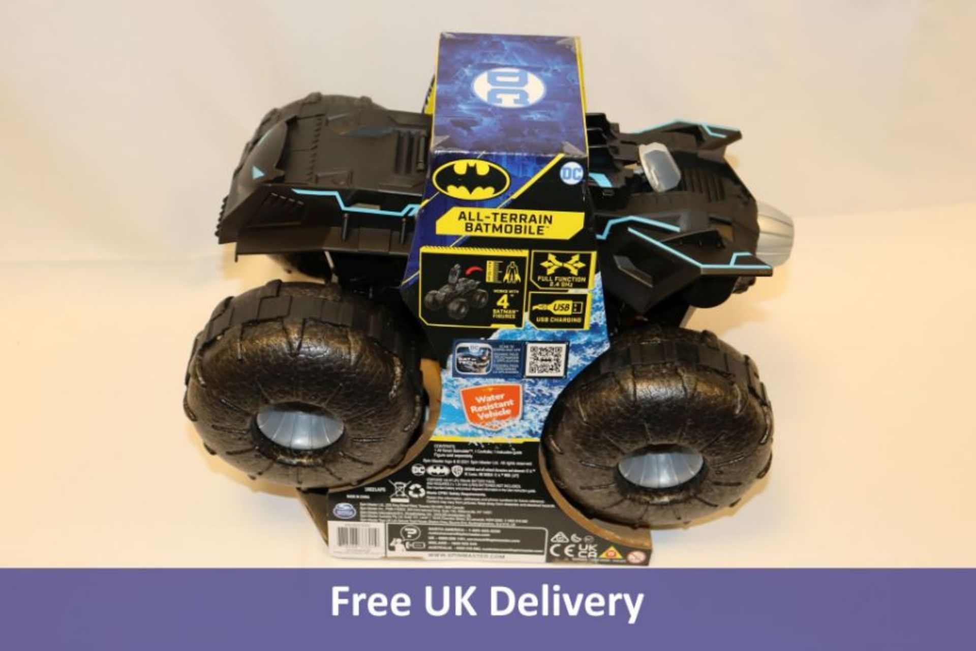 Batman All-Terrain Batmobile Remote Control Vehicle, Water-Resistant