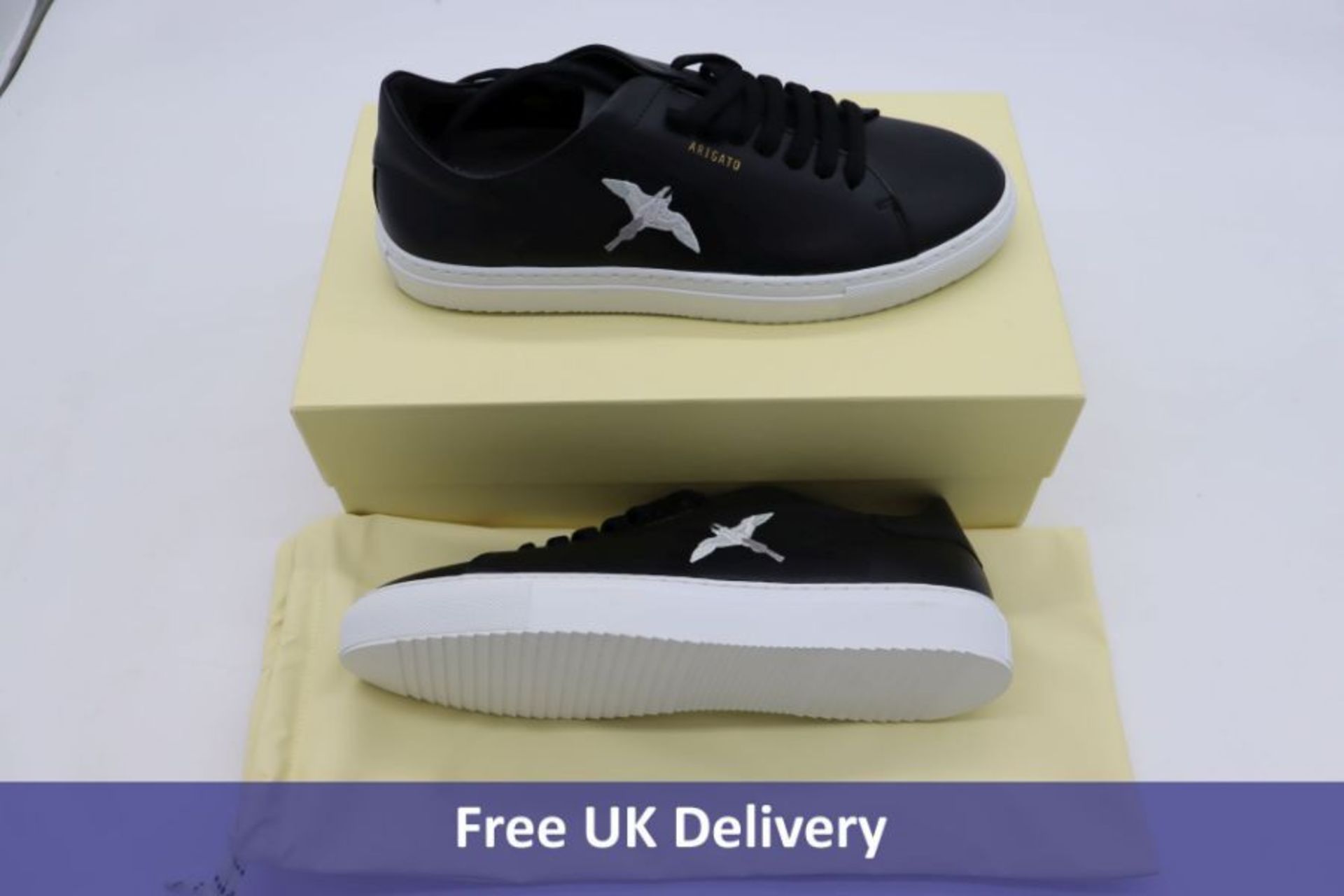 Axel Arigato Clean 90 Bird Sneakers, Black/Black, UK 8