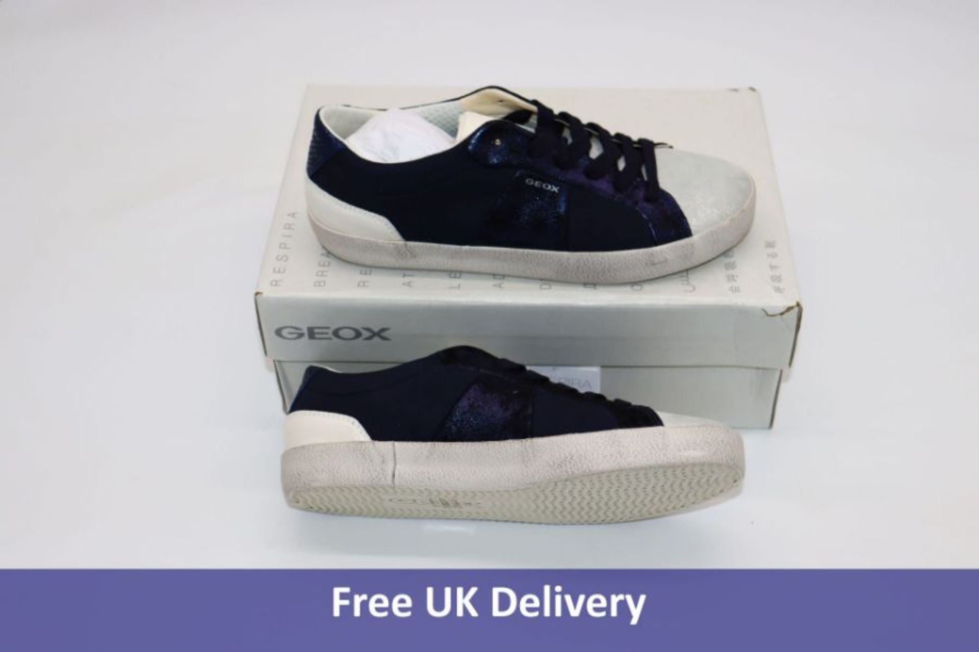 Geox D Warley A, Navy, UK 5. Soles show some signs of light use