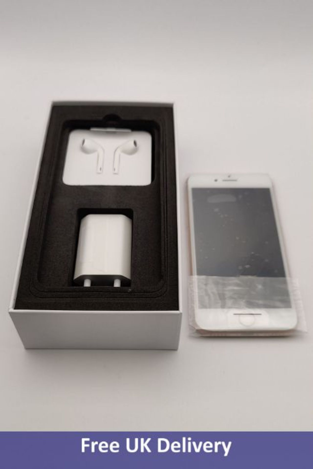 Apple iPhone 8 256GB, Gold, A1905/NQ7T2LL/A, Refurbished, boxed with headphones. Requires UK charger