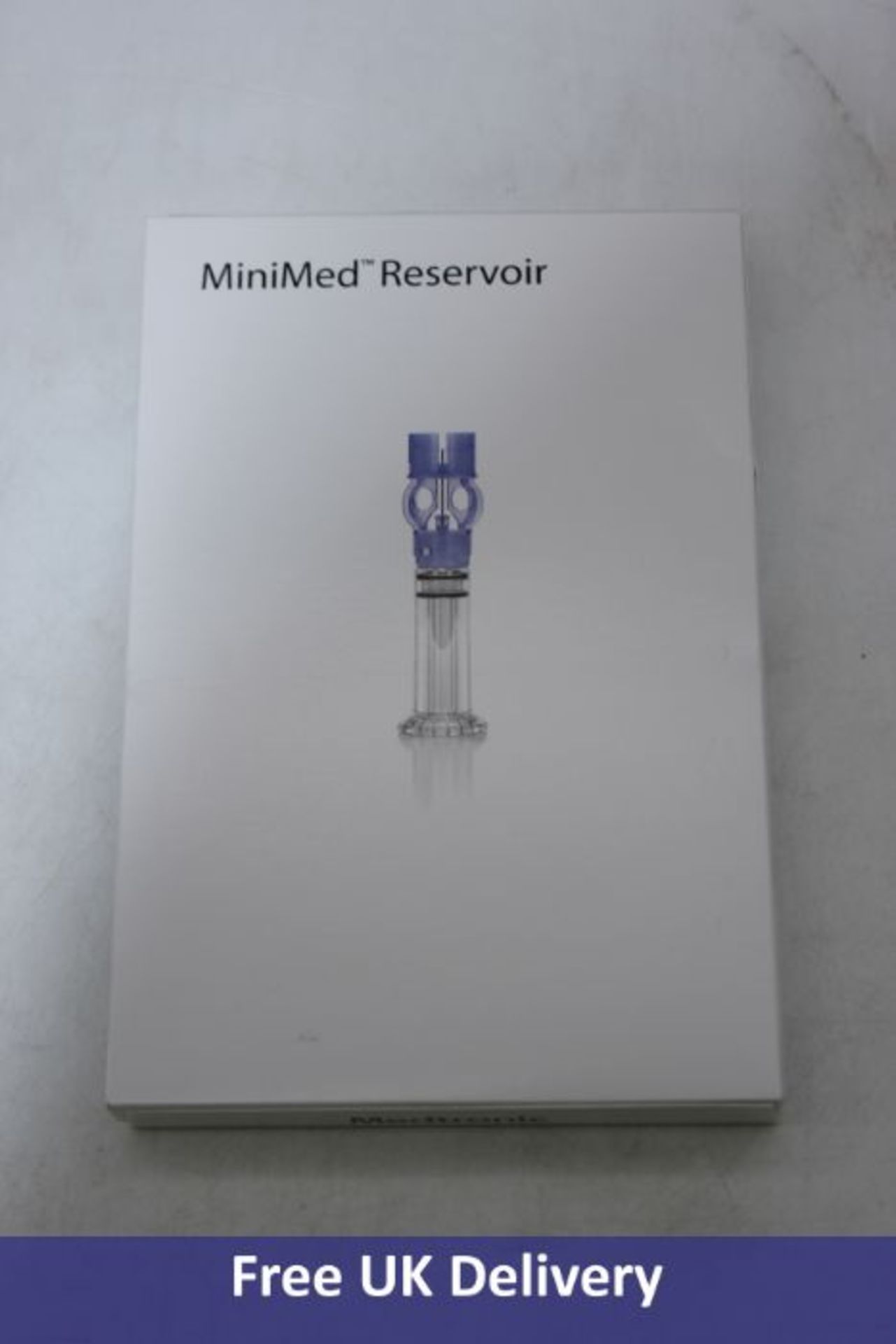Three Medtronic Mini Med Reservoir 1.8ml, LOT hG5Kd6N, Expiry 07-08-2024