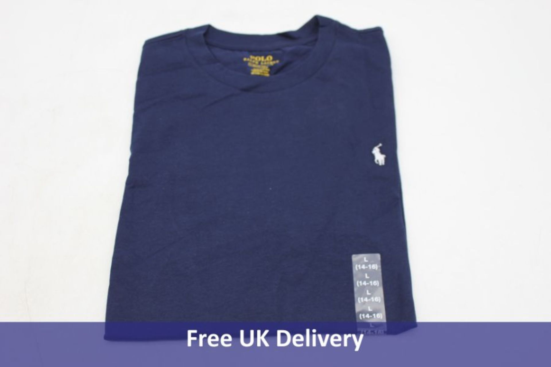 Two items of Polo Ralph Lauren Men's Clotihng to include 1x Joggers Pants, Dark Blue, UK M and 1x T- - Image 2 of 2