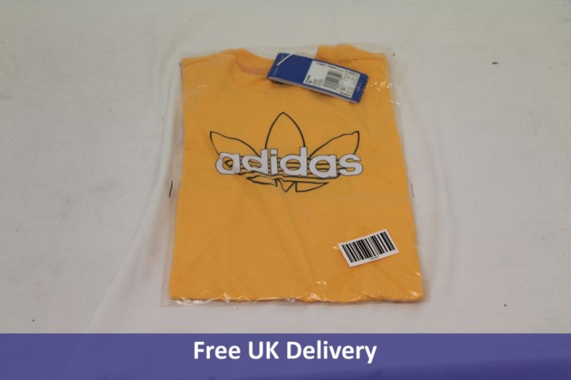 Ten Adidas SPRT Collection Graphic Kid's T-Shirt, Orange, UK 5-6 years - Image 2 of 2