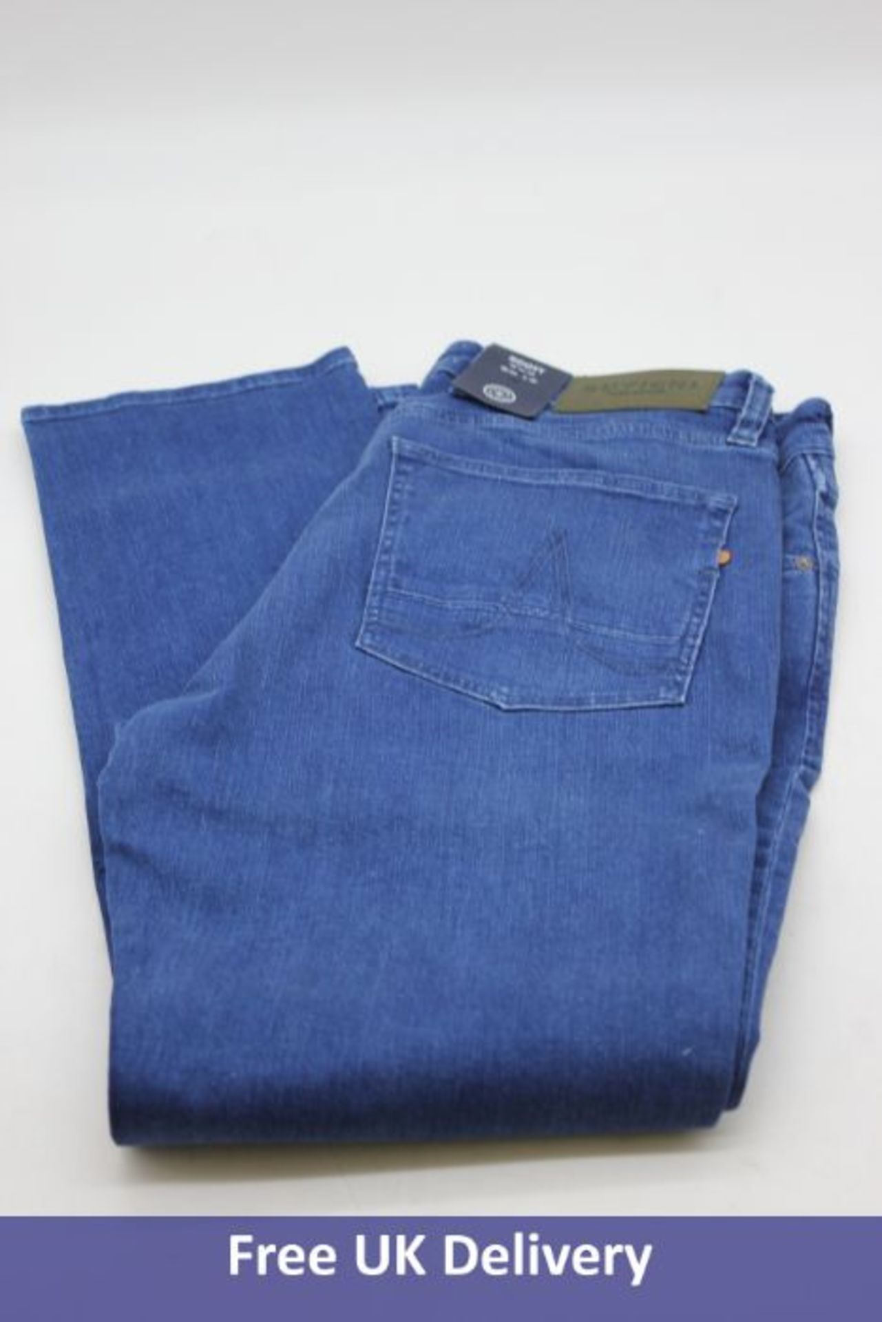 Kuyichi Scott Regular Fit Men's Jeans, Noble Blue, 34W 32L
